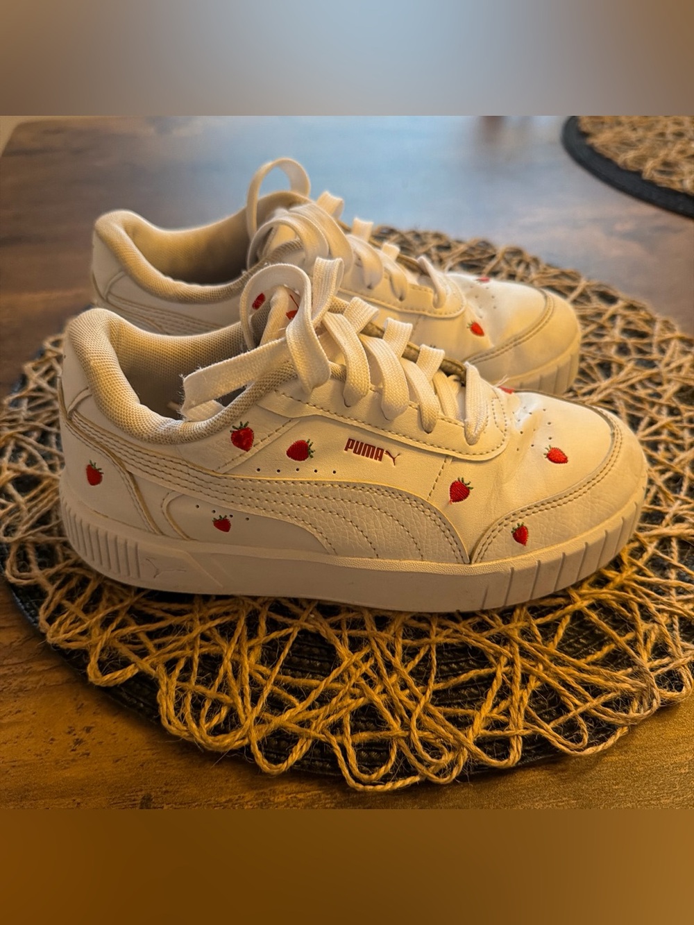 Puma Carina Mia Strawberry Kids Sneakers